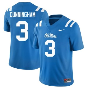 College Football #3 Hotty Toddy Caleb Cunningham 2025-26 Men's Powder Blue Jerseys 616482-196