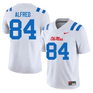 College Football Hotty Toddy #84 Men Dillon Alfred High School White Jersey 340305-777
