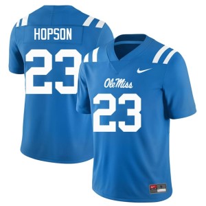 College Football #23 Replica Jarcoby Hopson Men's Hotty Toddy Powder Blue Jerseys 715639-714