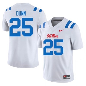 College Football 2025-26 White Maison Dunn Mens #25 Hotty Toddy Jerseys 187874-955