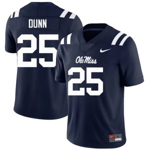 College Football #25 Navy Forward Rebels Men's Game Maison Dunn Jerseys 953327-232