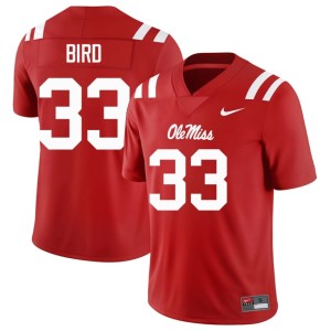 College Football Red Oscar Bird Men Mississippi #33 Limited Jersey 688615-111