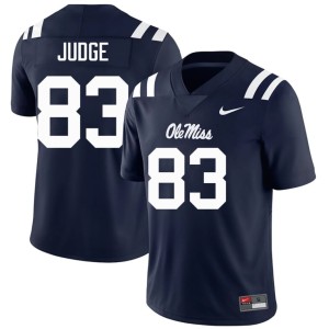 College Football Men's Hotty Toddy Sean Judge NCAA Navy #83 Jersey 639587-183