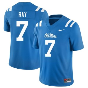 College Football Mississippi Traylon Ray High School #7 Powder Blue Men Jerseys 975234-573