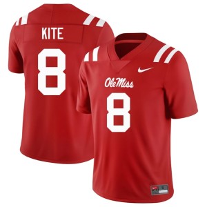 College Football Antonio Kite Stitched #8 Mens Red Rebels Jerseys 459548-741