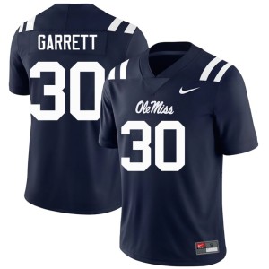 College Football Navy #30 Ja'Michael Garrett Ole Miss Embroidery Men Jersey 881362-540