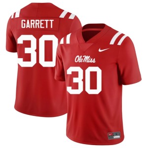 College Football Red Ja'Michael Garrett Game Mississippi Men's #30 Jerseys 804874-450