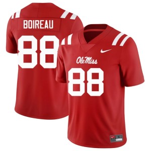 College Football Forward Rebels Red Michai Boireau Player Mens #88 Jersey 241430-752