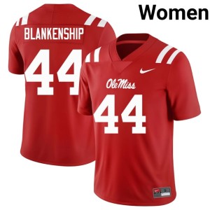 College Football Red Hotty Toddy Caleb Blankenship 2025 #44 Women Jerseys 944581-605