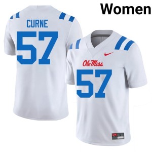 College Football Women's 2025-26 Miss Rebels White Carius Curne #57 Jerseys 953319-521