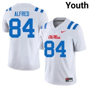 College Football Hotty Toddy Youth 2025 #84 White Dillon Alfred Jerseys 256163-123