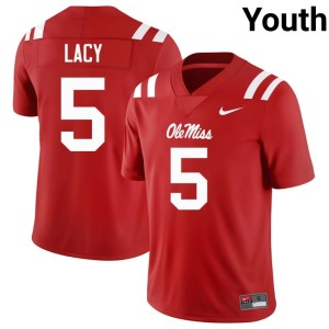 College Football Red Game Hotty Toddy Youth Kewan Lacy #5 Jersey 565995-344