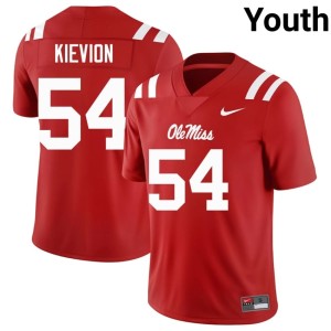 College Football Youth Tre'Kievion Ellis Alumni Red #54 Mississippi Jerseys 574822-695